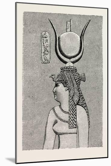Cleopatra, from an Egyptian Representation. Egypt, 1879-null-Mounted Giclee Print
