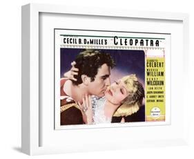 Cleopatra, Henry Wilcoxon, Claudette Colbert, 1934-null-Framed Art Print