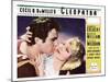 Cleopatra, Henry Wilcoxon, Claudette Colbert, 1934-null-Mounted Art Print