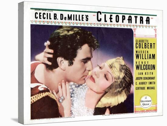 Cleopatra, Henry Wilcoxon, Claudette Colbert, 1934-null-Stretched Canvas