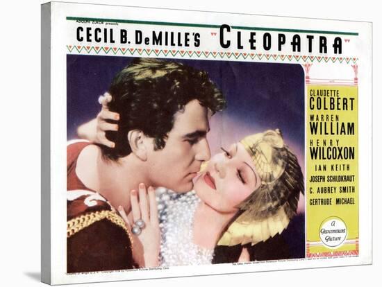 Cleopatra, Henry Wilcoxon, Claudette Colbert, 1934-null-Stretched Canvas