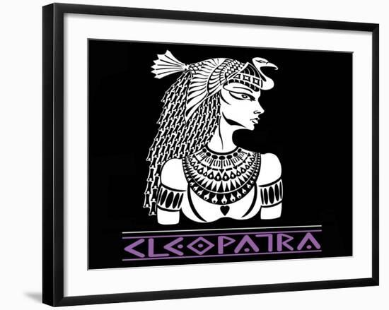 Cleopatra', new version of b/w file image, 2006 by Neale Osborne-Neale Osborne-Framed Giclee Print