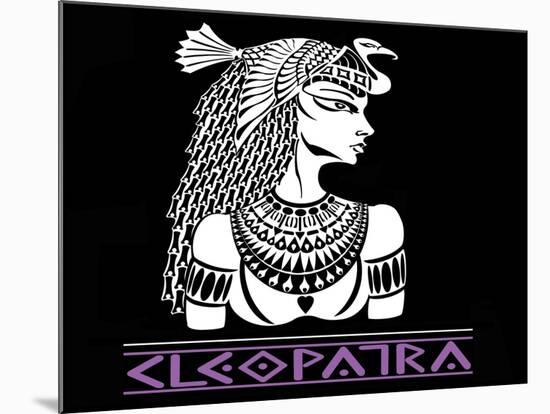 Cleopatra', new version of b/w file image, 2006 by Neale Osborne-Neale Osborne-Mounted Giclee Print