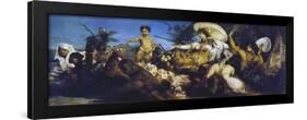 Cleopatra on Nile, Circa 1875-Hans Makart-Framed Premium Giclee Print