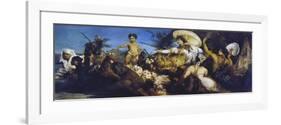 Cleopatra on Nile, Circa 1875-Hans Makart-Framed Premium Giclee Print