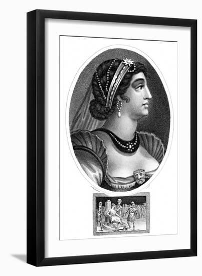 Cleopatra, Queen of Egypt-J Chapman-Framed Giclee Print