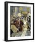 Cleopatra Receiving Marc Antony in Ancient Egypt-null-Framed Giclee Print