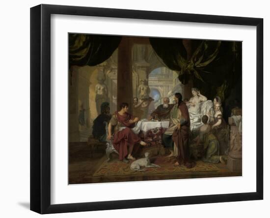 Cleopatra’s Banquet, c.1675-80-Gerard De Lairesse-Framed Giclee Print
