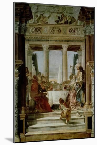 Cleopatra's Banquet-Giovanni Battista Tiepolo-Mounted Giclee Print
