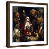 Cleopatra's Feast, 1653-Jacob Jordaens-Framed Giclee Print