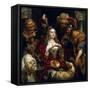 Cleopatra's Feast, 1653-Jacob Jordaens-Framed Stretched Canvas