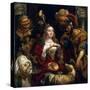Cleopatra's Feast, 1653-Jacob Jordaens-Stretched Canvas