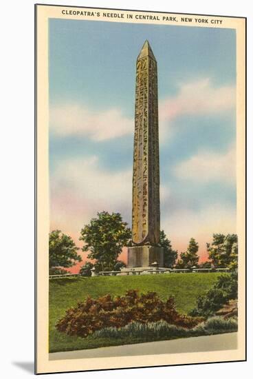 Cleopatra's Needle, Central Park, New York City-null-Mounted Art Print