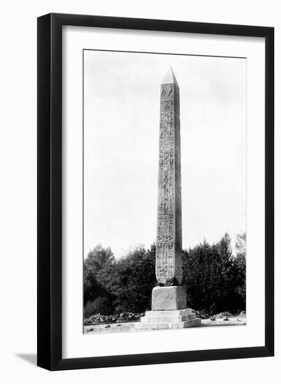 Cleopatra's Needle in Central Park-null-Framed Giclee Print