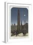 Cleopatra's Needle in its Proposed Position at Westminster-null-Framed Giclee Print