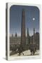 Cleopatra's Needle in its Proposed Position at Westminster-null-Stretched Canvas