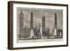 Cleopatra's Needle in the Proposed Site-null-Framed Giclee Print
