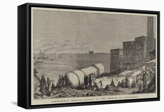 Cleopatra's Needle, Launch of the Obelisk at Alexandria-null-Framed Stretched Canvas