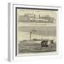 Cleopatra's Needle, Proposed Scheme for Transporting the Monument to England-null-Framed Giclee Print