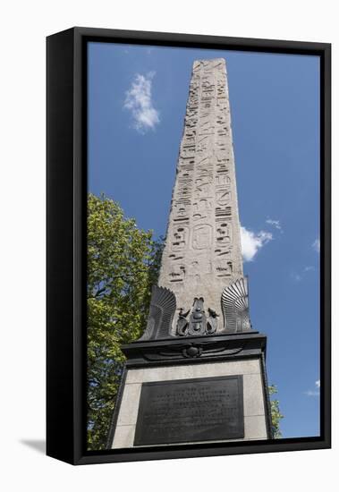 Cleopatra's Needle, Victoria Embankment, London, England, United Kingdom-Rolf Richardson-Framed Stretched Canvas