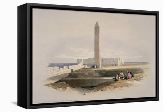 Cleopatra's Needle-David Roberts-Framed Stretched Canvas