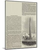 Cleopatra's Needle-null-Mounted Giclee Print