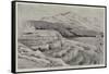 Cleopatra Spring and Stalactite Terraces, Mammoth Hot Springs-null-Framed Stretched Canvas