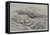 Cleopatra Spring and Stalactite Terraces, Mammoth Hot Springs-null-Framed Stretched Canvas