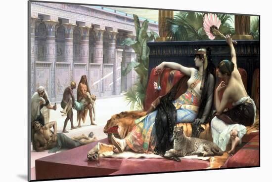 Cleopatra Testing Poisons on Those Condemned to Death, Late 19th Century-Lawrence Alma-Tadema-Mounted Giclee Print