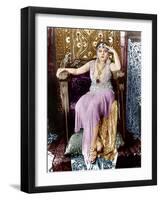 Cleopatra, Theda Bara, 1917-null-Framed Photo