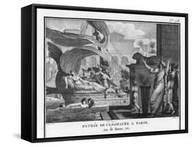 Cleopatra VII in Her Barge on the Nile-Augustyn Mirys-Framed Stretched Canvas