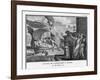 Cleopatra VII in Her Barge on the Nile-Augustyn Mirys-Framed Art Print