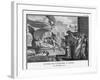 Cleopatra VII in Her Barge on the Nile-Augustyn Mirys-Framed Art Print