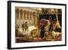 Cleopatra VII, Queen of Egypt, Trying out Poisons on Prisoners Condemned to Death, 1887-Alexandre Cabanel-Framed Giclee Print