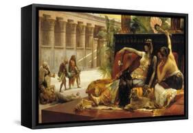 Cleopatra VII, Queen of Egypt, Trying out Poisons on Prisoners Condemned to Death, 1887-Alexandre Cabanel-Framed Stretched Canvas