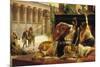 Cleopatra VII, Queen of Egypt, Trying out Poisons on Prisoners Condemned to Death, 1887-Alexandre Cabanel-Mounted Giclee Print