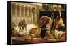 Cleopatra VII, Queen of Egypt, Trying out Poisons on Prisoners Condemned to Death, 1887-Alexandre Cabanel-Framed Stretched Canvas