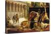 Cleopatra VII, Queen of Egypt, Trying out Poisons on Prisoners Condemned to Death, 1887-Alexandre Cabanel-Stretched Canvas