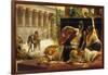 Cleopatra VII, Queen of Egypt, Trying out Poisons on Prisoners Condemned to Death, 1887-Alexandre Cabanel-Framed Giclee Print