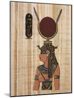 Cleopatra VII, Reconstruction of a Relief From the Temple of Kom Ombo-Egyptian-Mounted Giclee Print