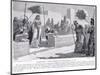 Cleopatra Visits Herod at Jerusalem 33 BC-John Harris Valda-Mounted Giclee Print