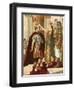 Cleopatra Welcoming Caesar-Tancredi Scarpelli-Framed Giclee Print