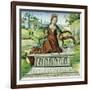 Cleopatra with Two Snakes, Miniature from the Lives of Famous Women-null-Framed Giclee Print