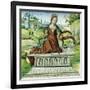 Cleopatra with Two Snakes, Miniature from the Lives of Famous Women-null-Framed Giclee Print