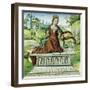 Cleopatra with Two Snakes, Miniature from the Lives of Famous Women-null-Framed Giclee Print