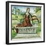 Cleopatra with Two Snakes, Miniature from the Lives of Famous Women-null-Framed Giclee Print