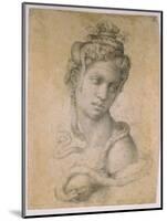 Cleopatra-Michelangelo Buonarroti-Mounted Giclee Print