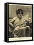 Cleopatra-John William Waterhouse-Framed Stretched Canvas