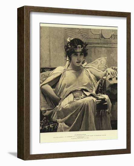 Cleopatra-John William Waterhouse-Framed Premium Giclee Print