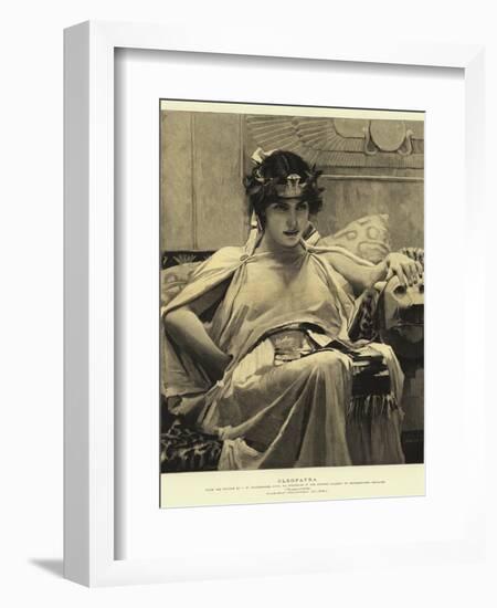 Cleopatra-John William Waterhouse-Framed Giclee Print